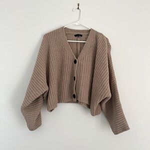 Love Tree Oversized Button Cardigan
